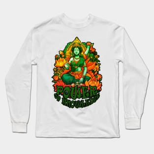 Sarasvati - The Goddess of Knowledge and Wisdom Long Sleeve T-Shirt